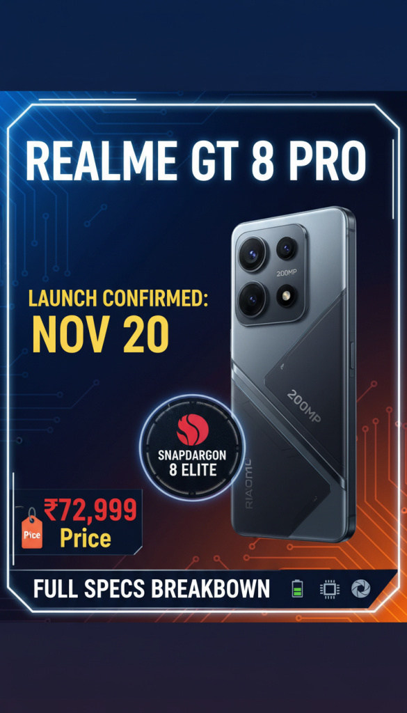 Realme GT 8 Pro Launch